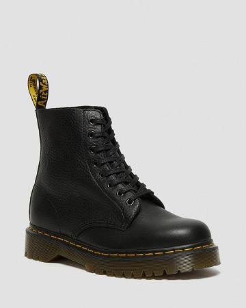 Men's Dr Martens 1460 Pascal Bex Leather Lace Up Boots Black | AU 524OKI